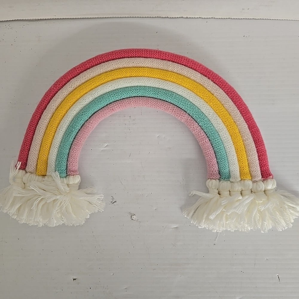 Hobby Lobby Rainbow Macrame Wall Decor Multicolor Nursery Art 1879691 HL419388